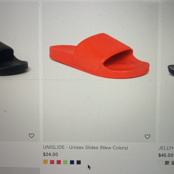 American apparel Los Angeles apparel unisex slides flat sandals - Picture 4 of 4